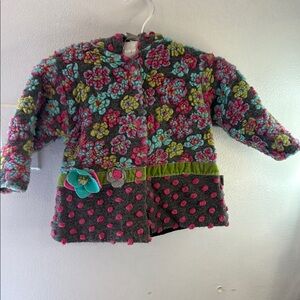 Corkys Pink and Green Floral Jacket for Cozy Comfort